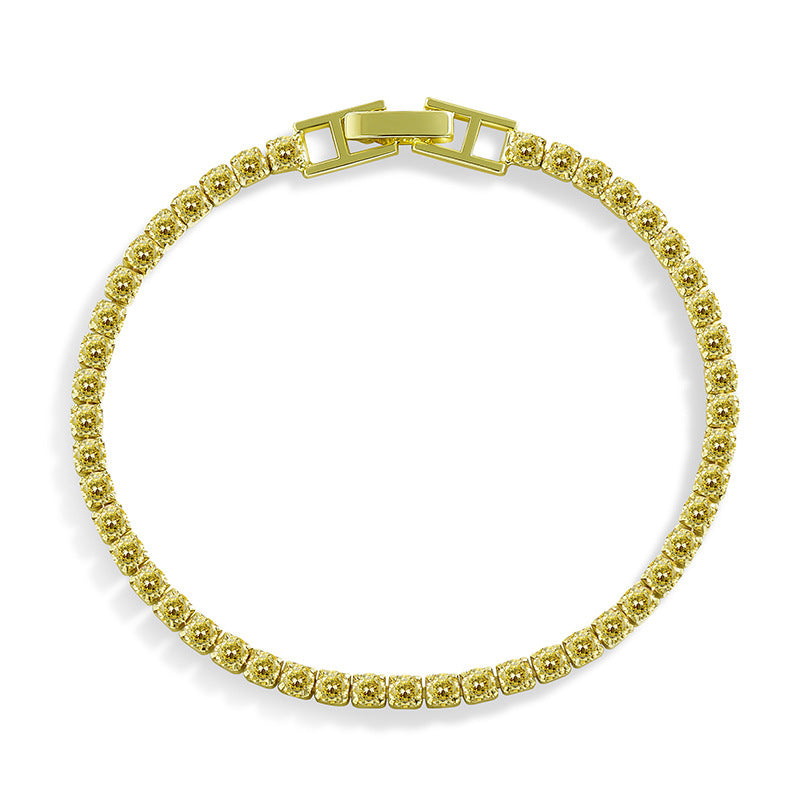 Interest Light Luxury Zircon Starry Full Diamond White Bracelet