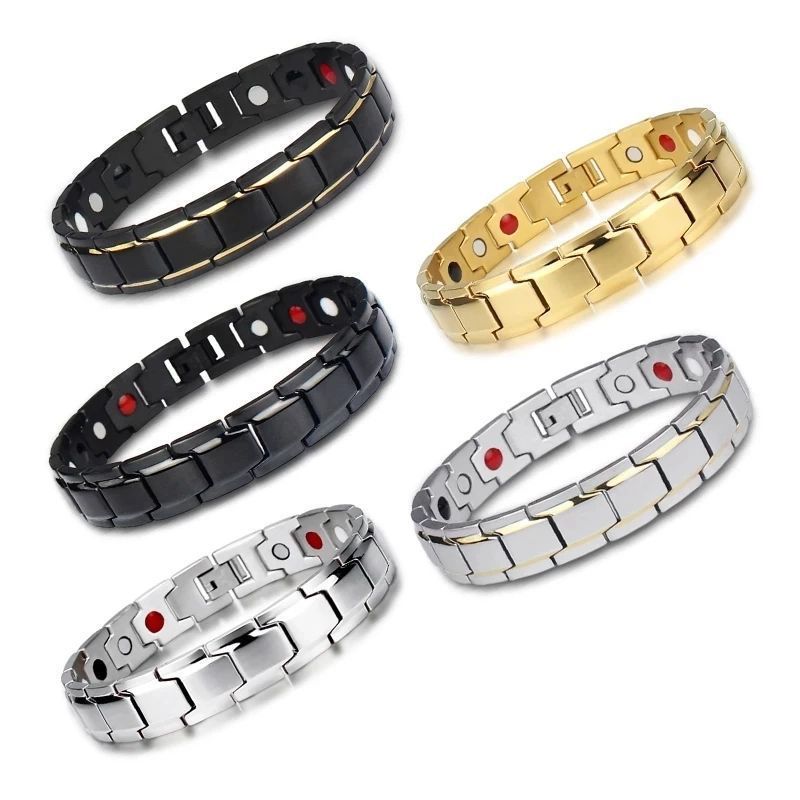Men's Detachable Magnet Module Couple Magnetic Brace Bracelets