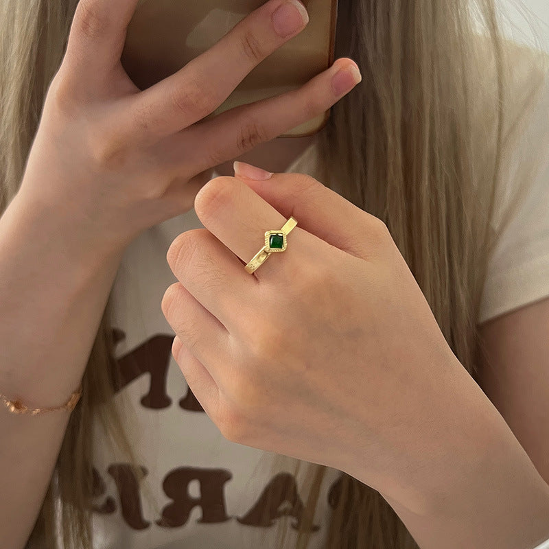 Female High Sense Graceful Fashionable Index Finger Rings