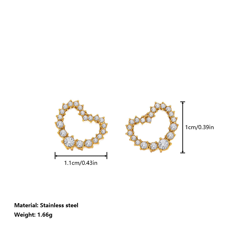 Women's Steel Ear Fresh Affordable Luxury Style Compact Temperamental Rings