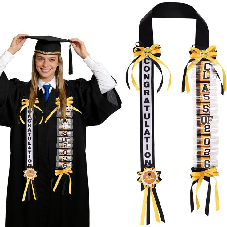 Ribbon Woven Collar Graduation Honor Two-color Ceremony Bracelet