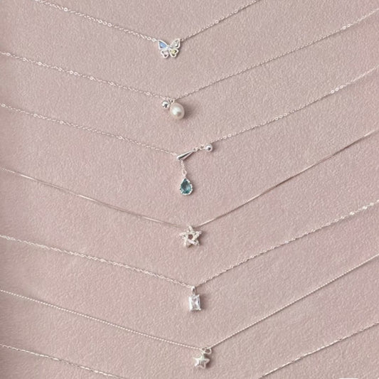 Women's Sier Light Luxury High-grade Design Clavicle Necklaces
