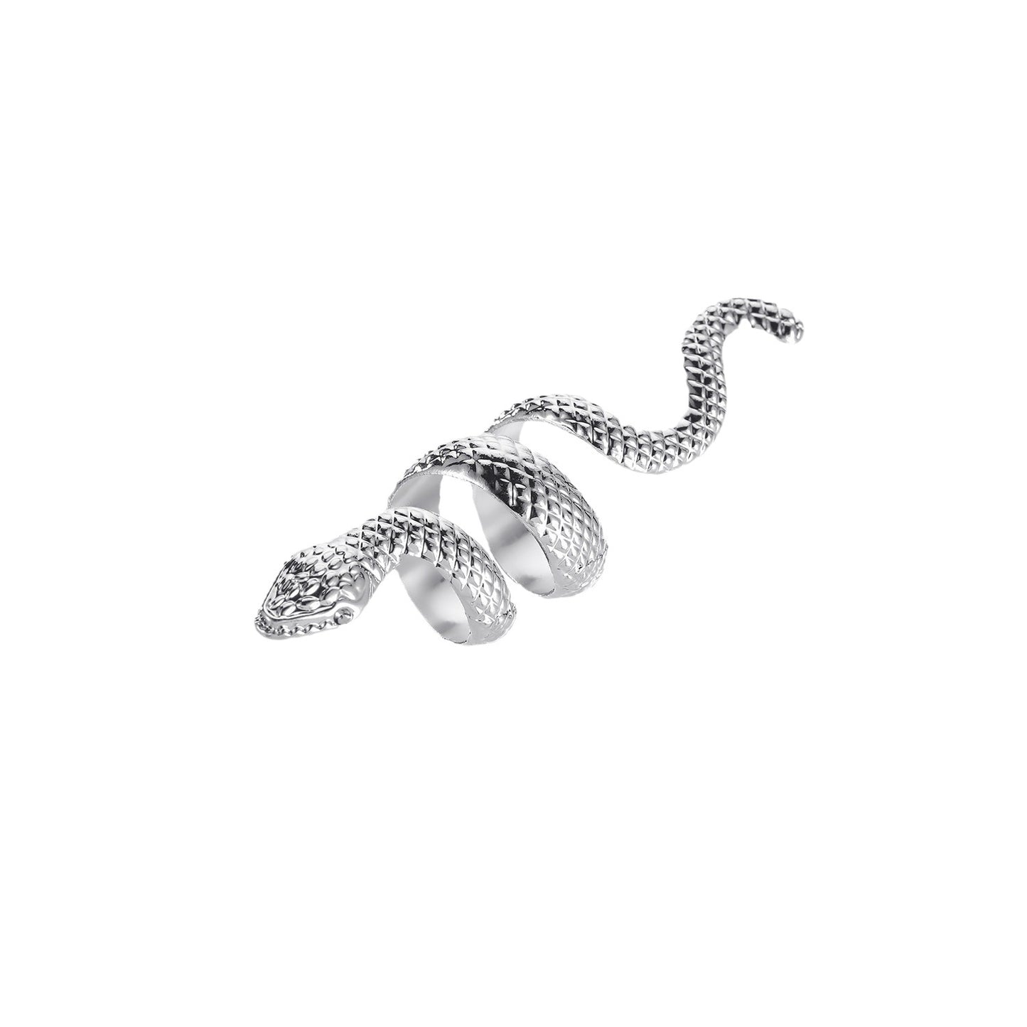 Design Metal Snake-shaped Creative Animal Hand Rings