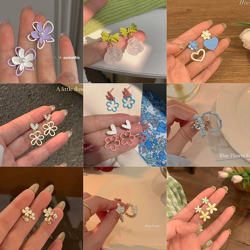 Women's Stall Night Market Fashion Live Ear Rings