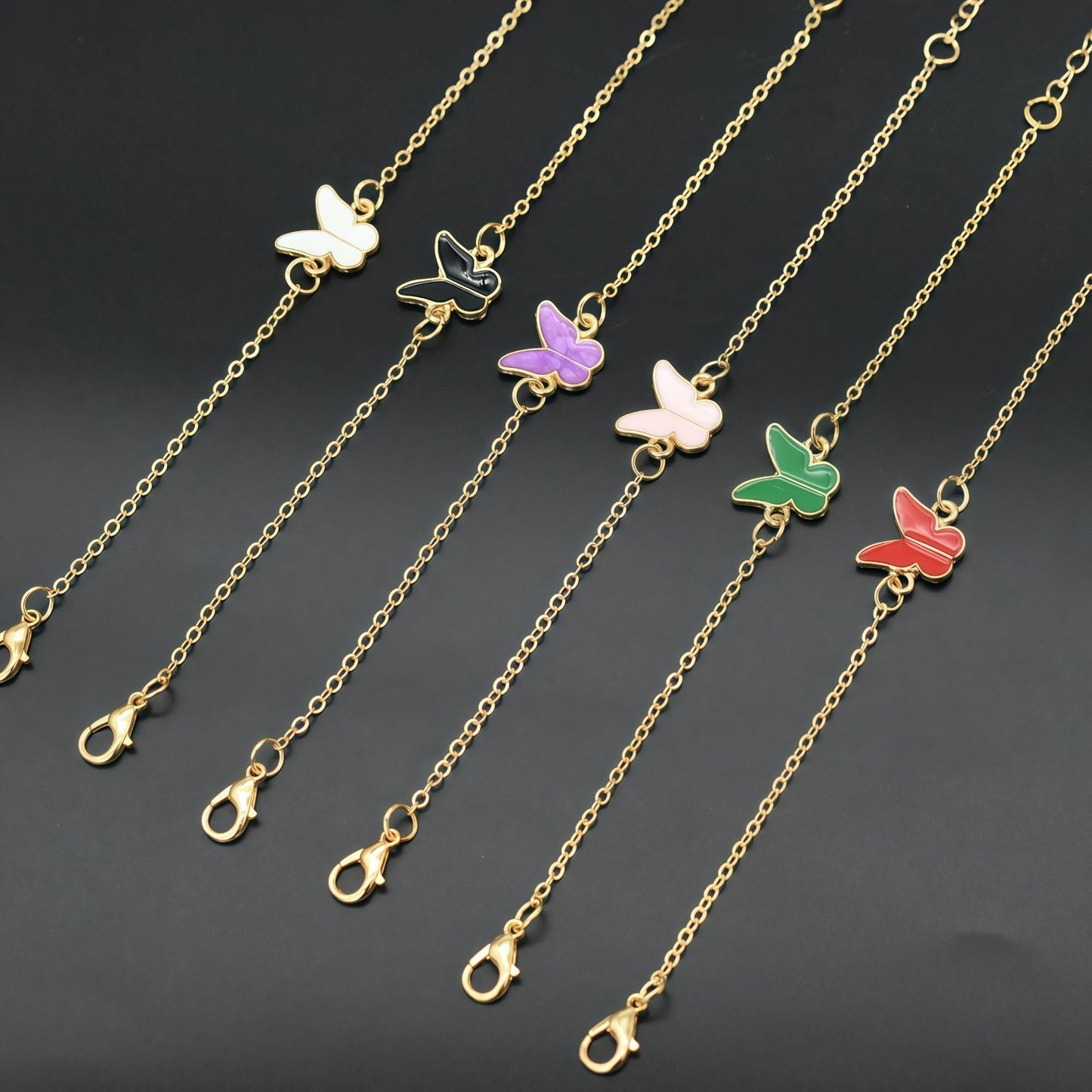 Women's Korean Style Butterfly Simple Versatile Chain Bracelet