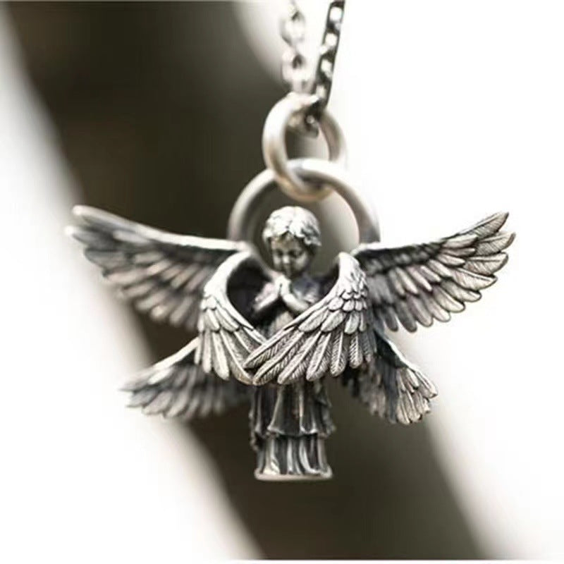 Women's & Men's Wing Angel Couple Personalized Creative Gift Necklaces