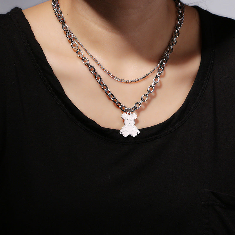 Women's Steel Sweater For Niche Design Trendy Necklaces