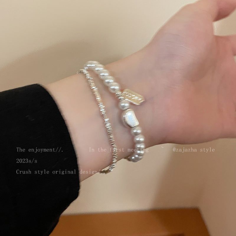 Women's Ultra Fine Small Pieces Of Sier Bracelets