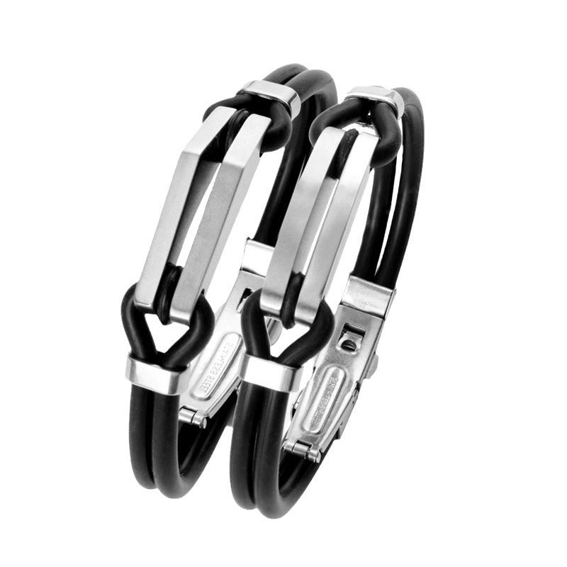 Fashion Couple One Male Female Lettering Bracelets