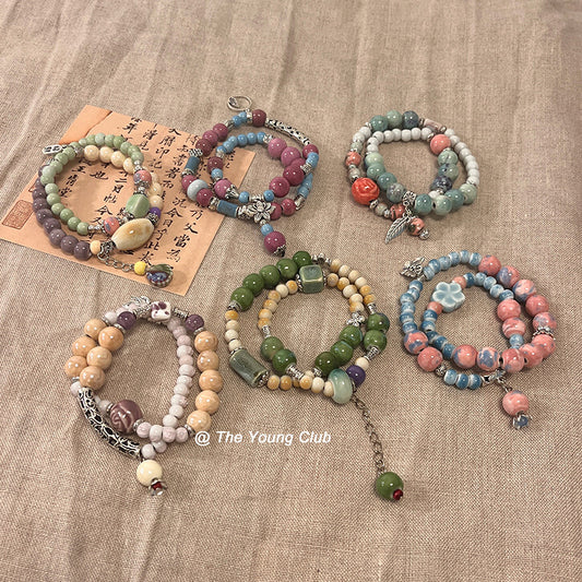 Women's Style High-grade Beaded Ethnic National Fashion Bracelet