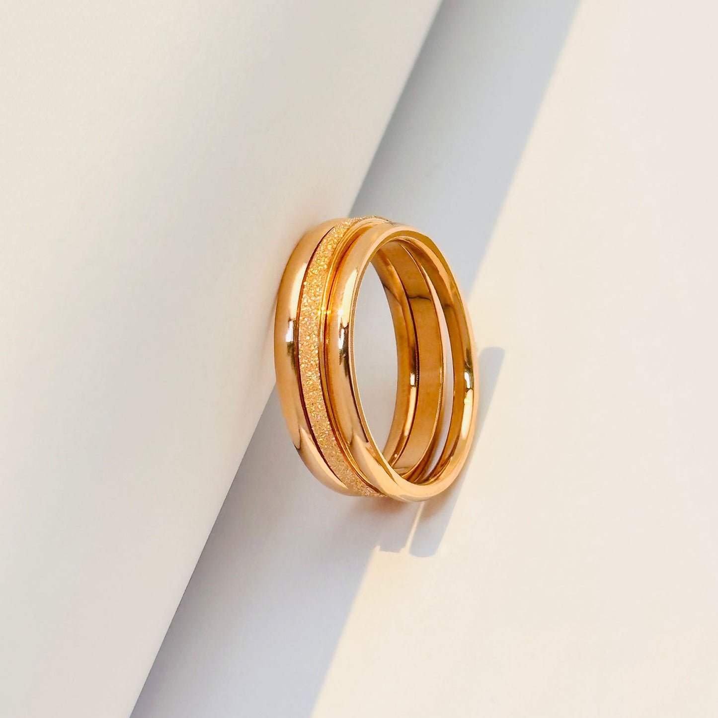 Titanium Steel No Fading Golden Index Bracelets