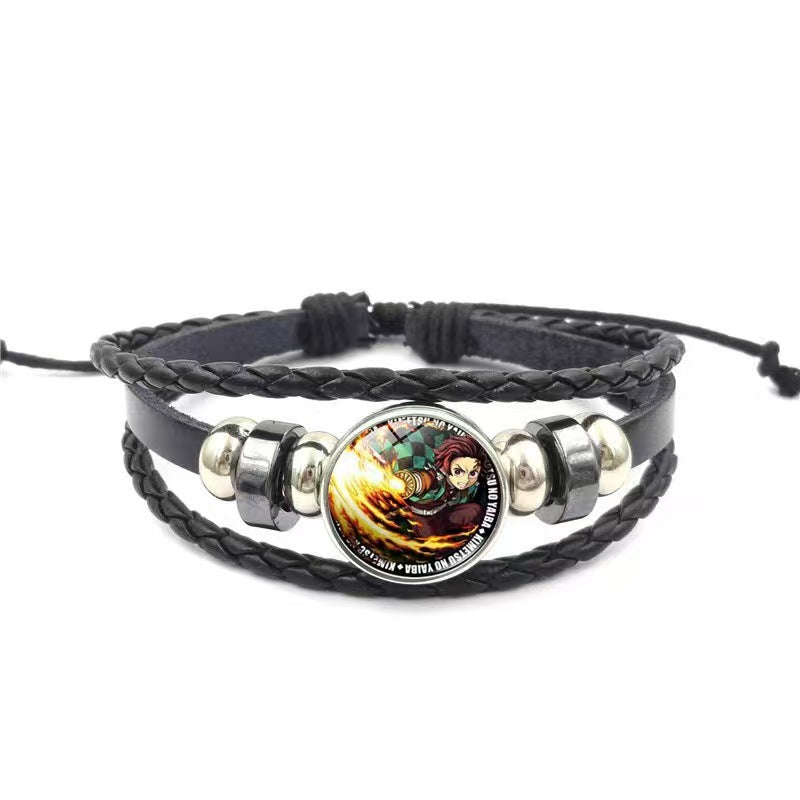 No Leather Woven Twin Wind Sweet Bracelet