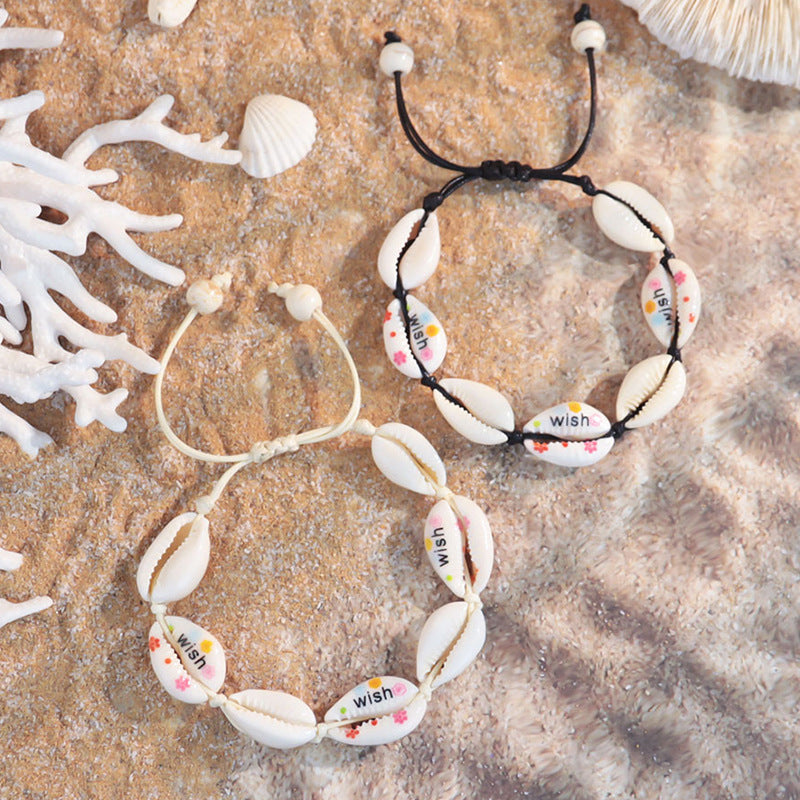 Holiday Ocean Style Cartoon Shell Design Starfish Necklaces