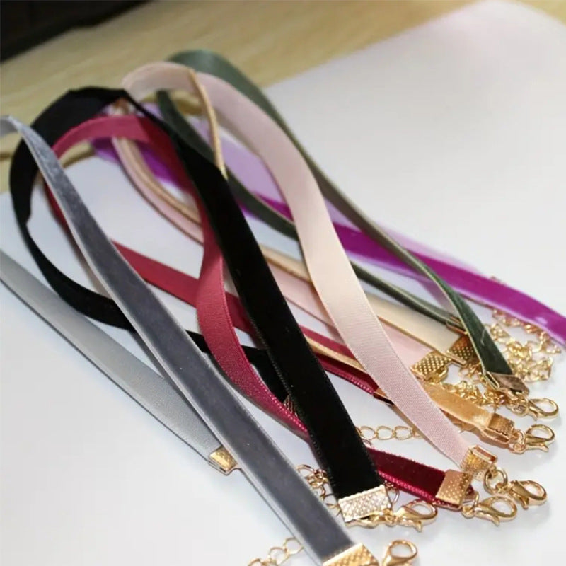 Veet Band Gothic Classic Simple Combination Necklace
