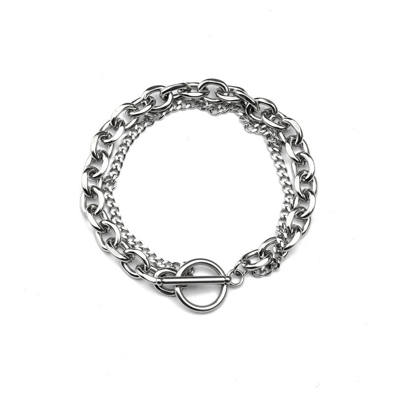 Vintage Pearl Female Style Design Simple Cold Bracelet
