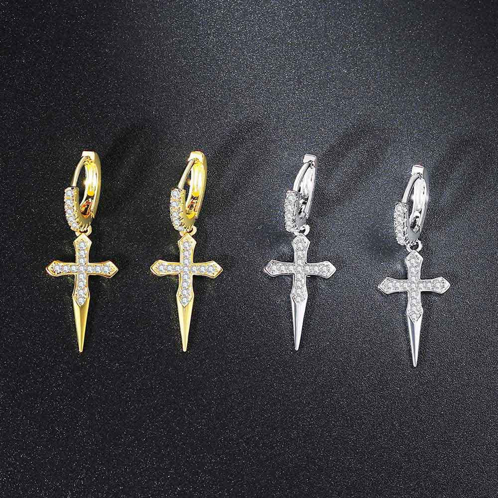 Women's & Men's Popular Zircon Cross Butterfly Star Moon Hip Ear Buckle
