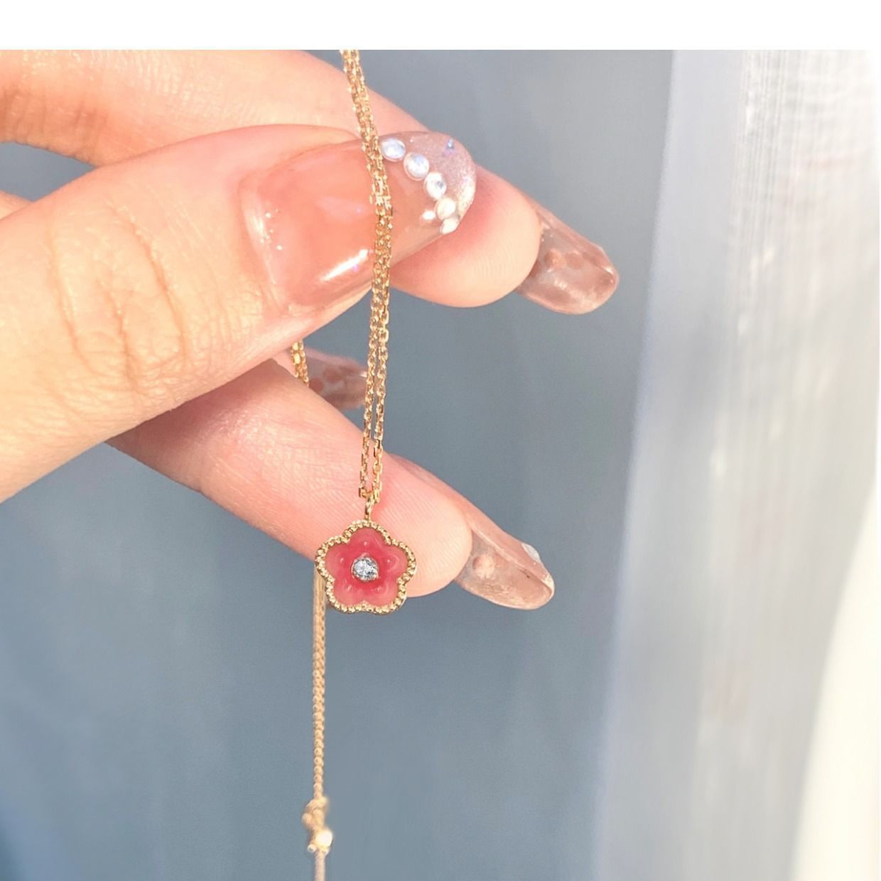 Women's Peach Blossom For Niche Design Sweet Pendants