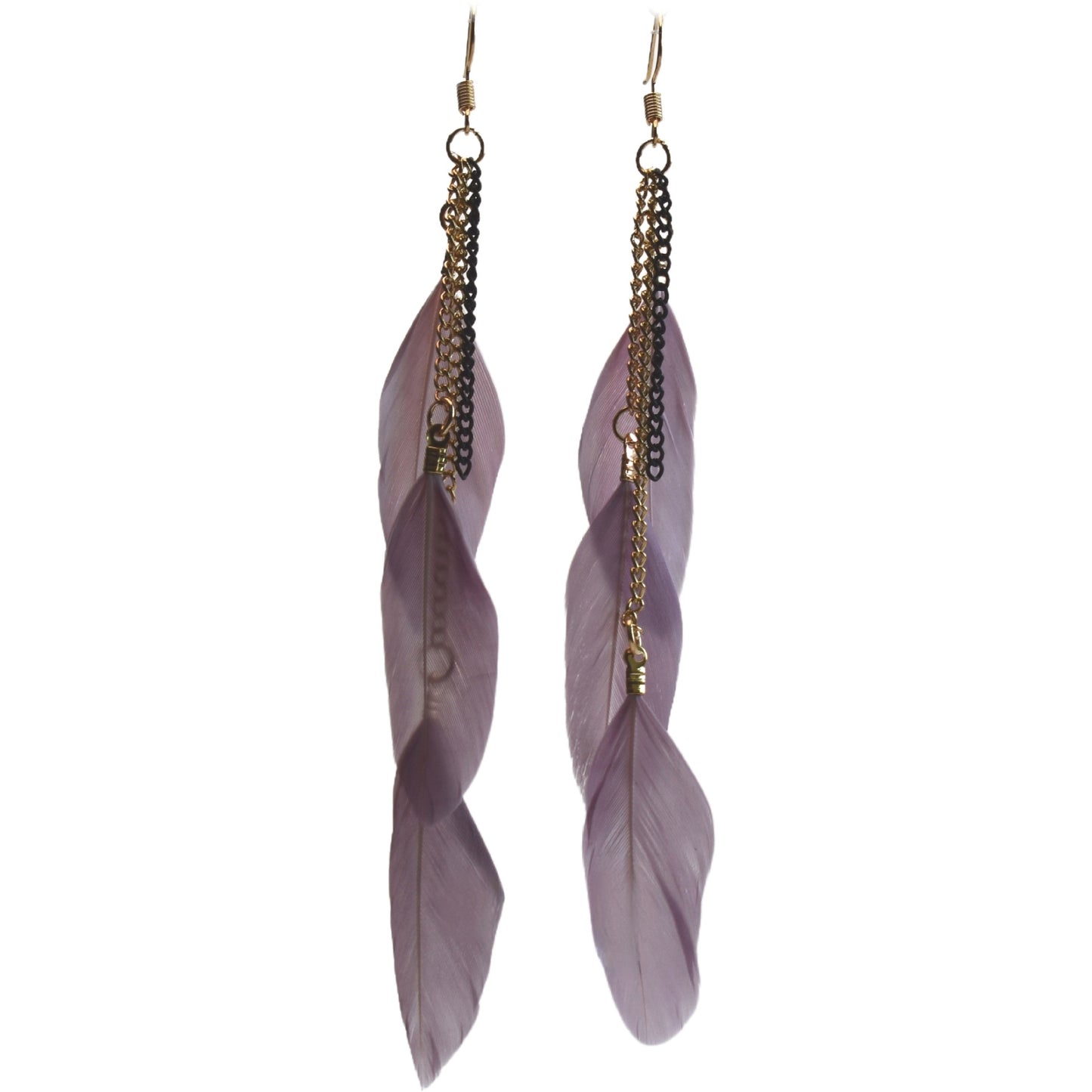 Classy Casual Cool Ethnic Style Feather Earrings