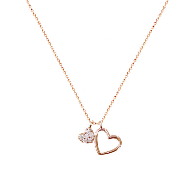 Women's Light Luxury Niche Design Heart Clavicle Chain Necklaces