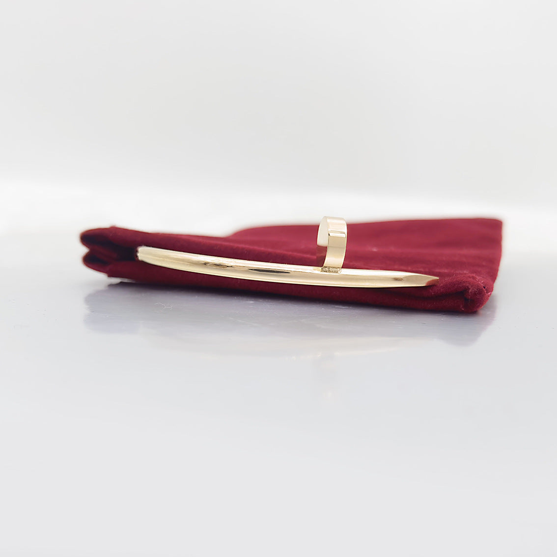 Gold Titanium Steel Nail Female Narrow Bracelets