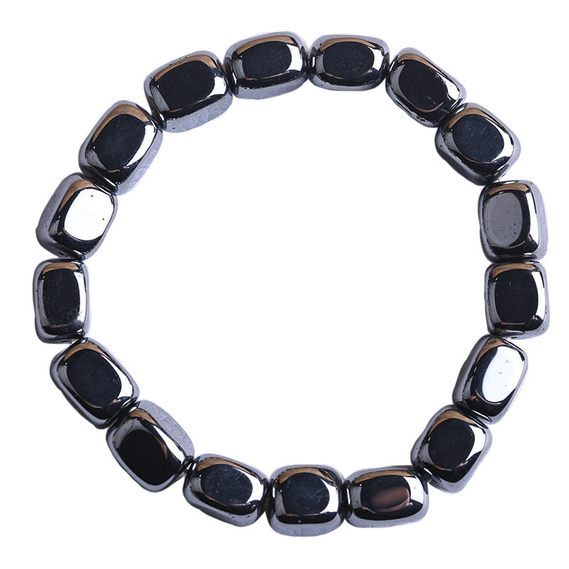 Women's & Men's Terahertz Crystalline Silicon Stone With Shape Bracelets