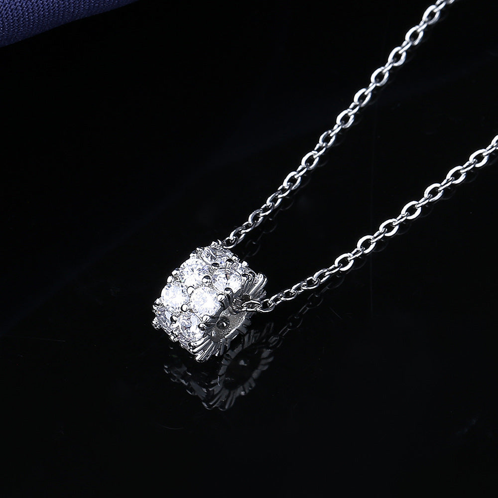Women's Simple Small Waist Clavicle Chain Ice Flower Cut Temperamental Personalized Necklaces