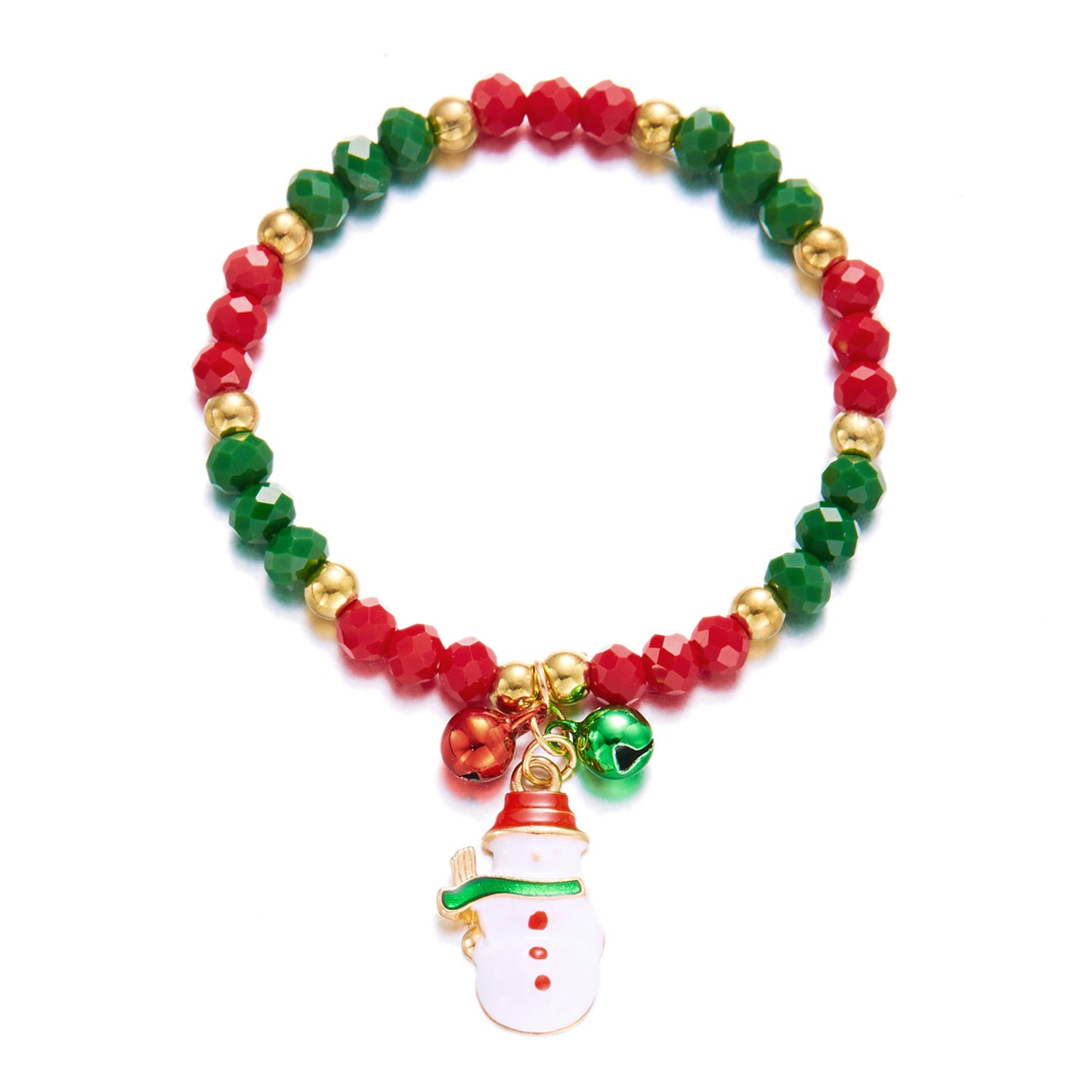 Creative Christmas Design Beaded Ornament Suit Bracelets