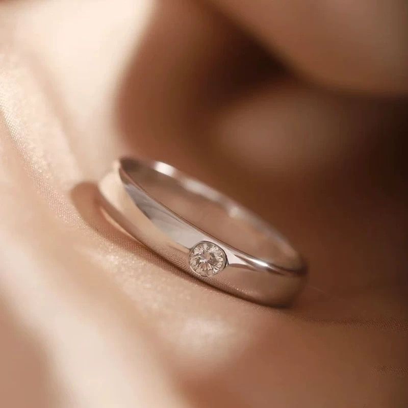 Couple Wedding Simulation Diamond Live Mouth Proposal Fake Rings