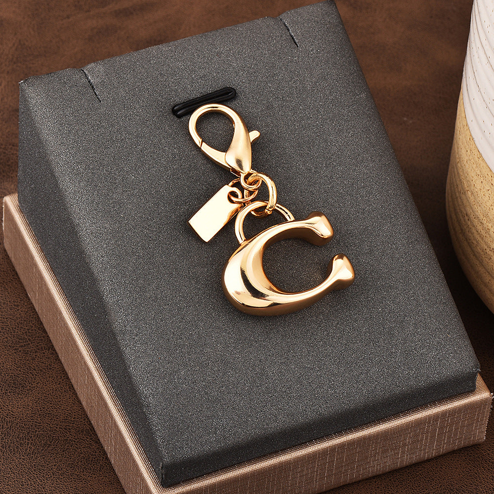 Fashion Temperament Personality Titanium Steel Gold Plated English Jewelry Accessories