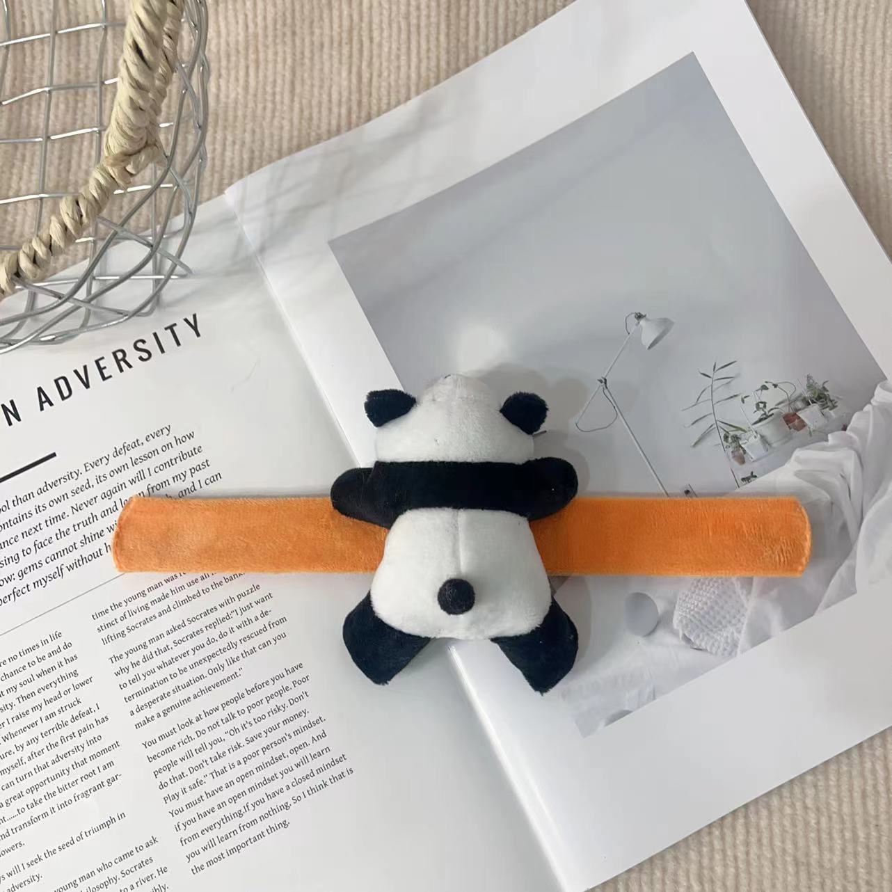 Doll Pop Cartoon Cute Leaning Bear Tourist Bracelet