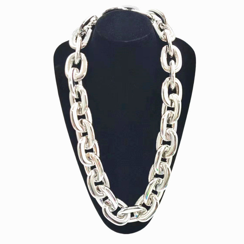 Chain Team Tag Props Acrylic Nightclub Performance Necklaces