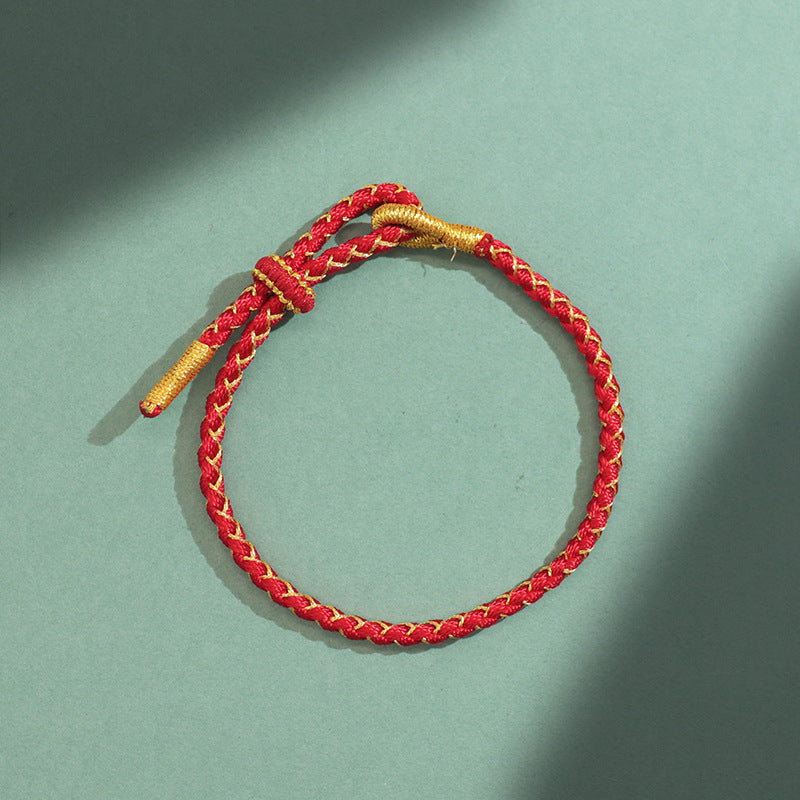 Festival Colorful Rope Carrying Strap Handmade Woven Bracelet