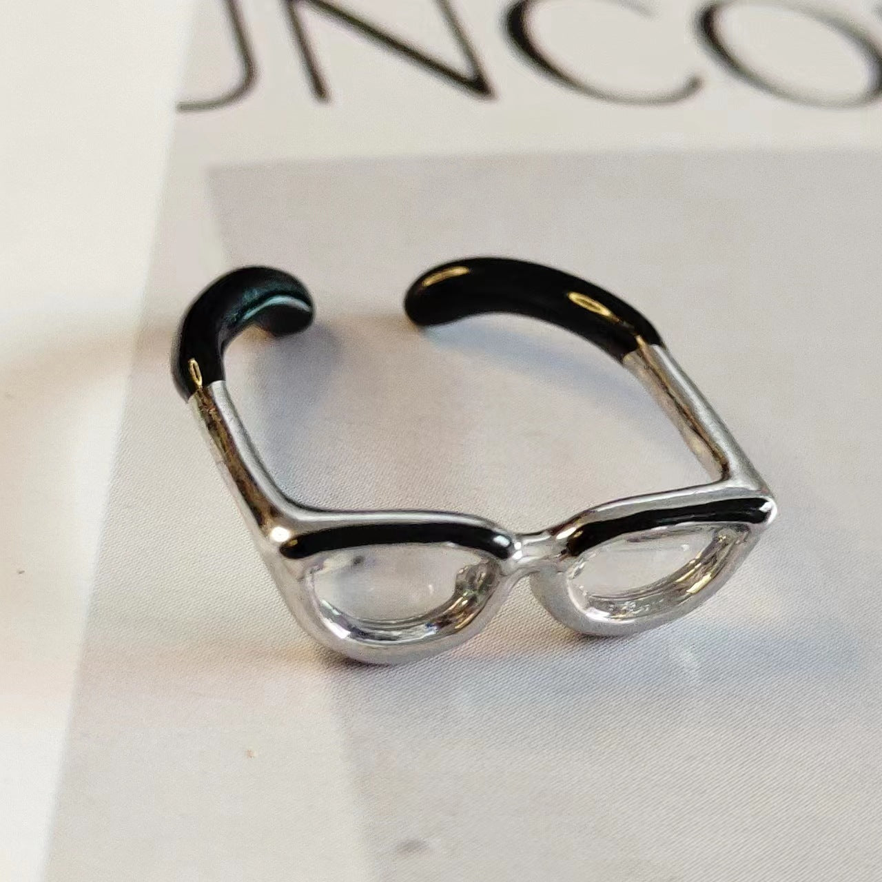 Mori Open Adjustable Enamel Coloring Finger Ring