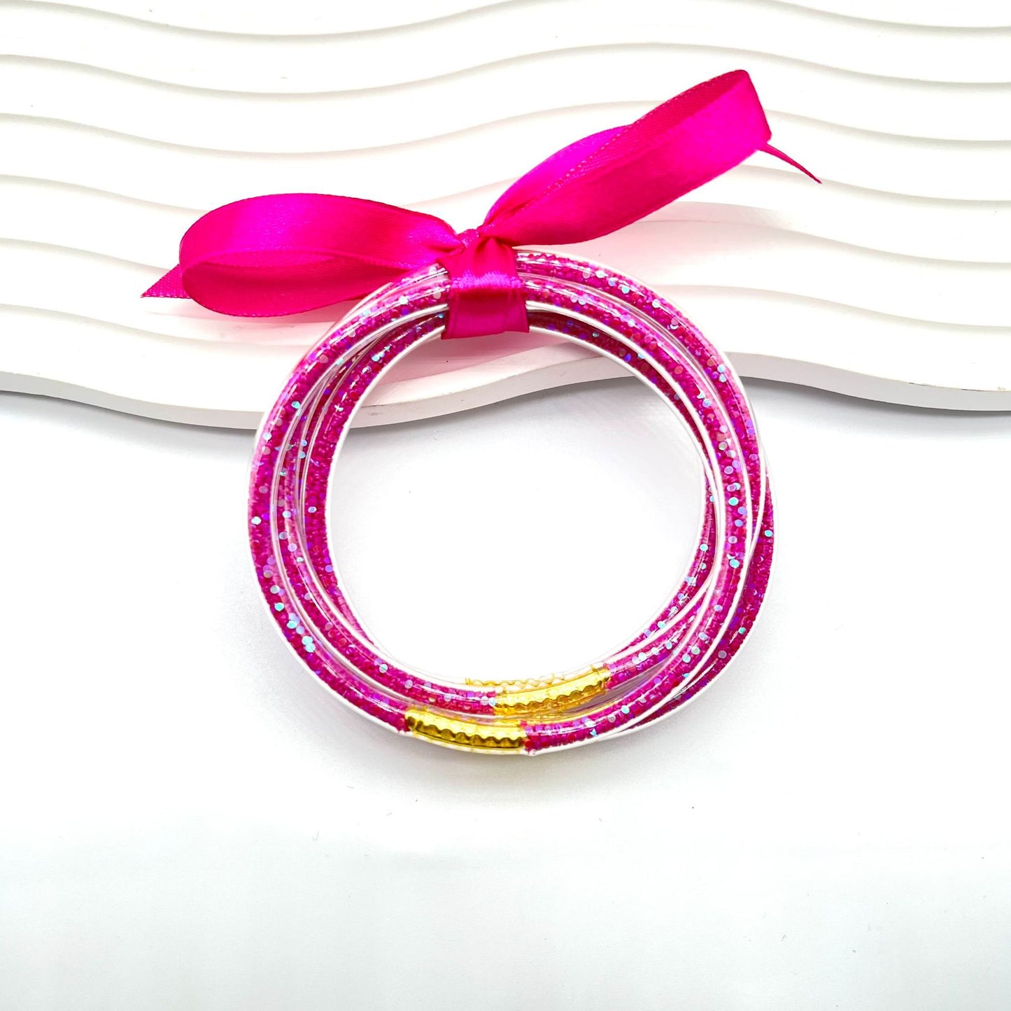 Glamorous Fashion Silicone Bright Simple Couple Bracelets
