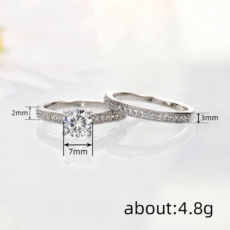 Live Broadcast Couple Wedding Proposal Small Ring