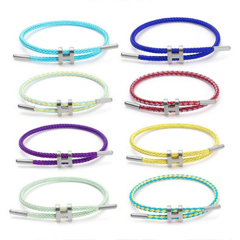 Wire Rope Adjustable Hard Pure Gold Accessory Bracelets
