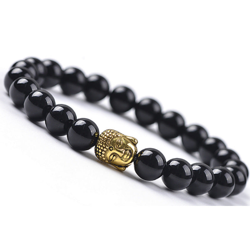 Ornament Fashion Lava Stone Lion Beaded Bracelets