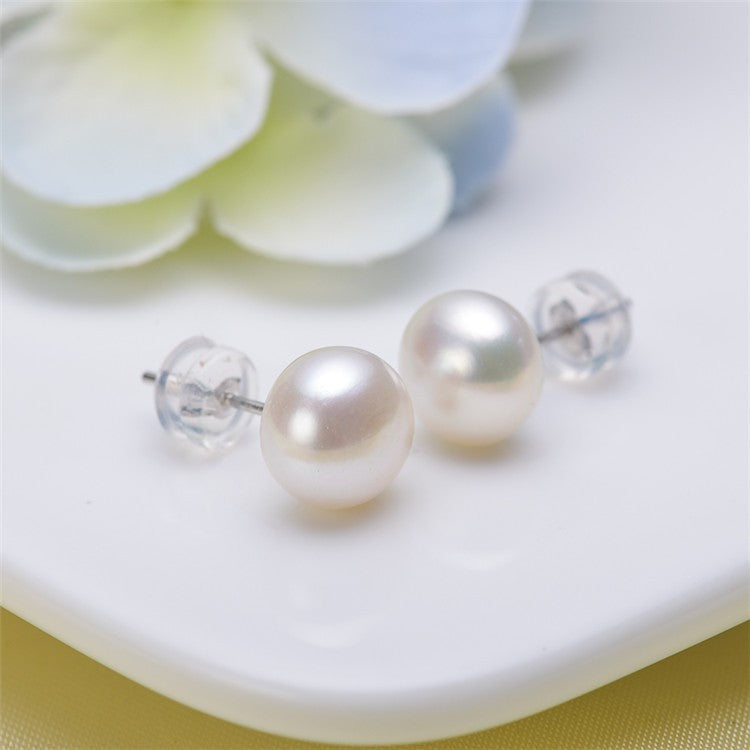 Sterling Sier Auricular Needle Grade Flawless Stud Earrings