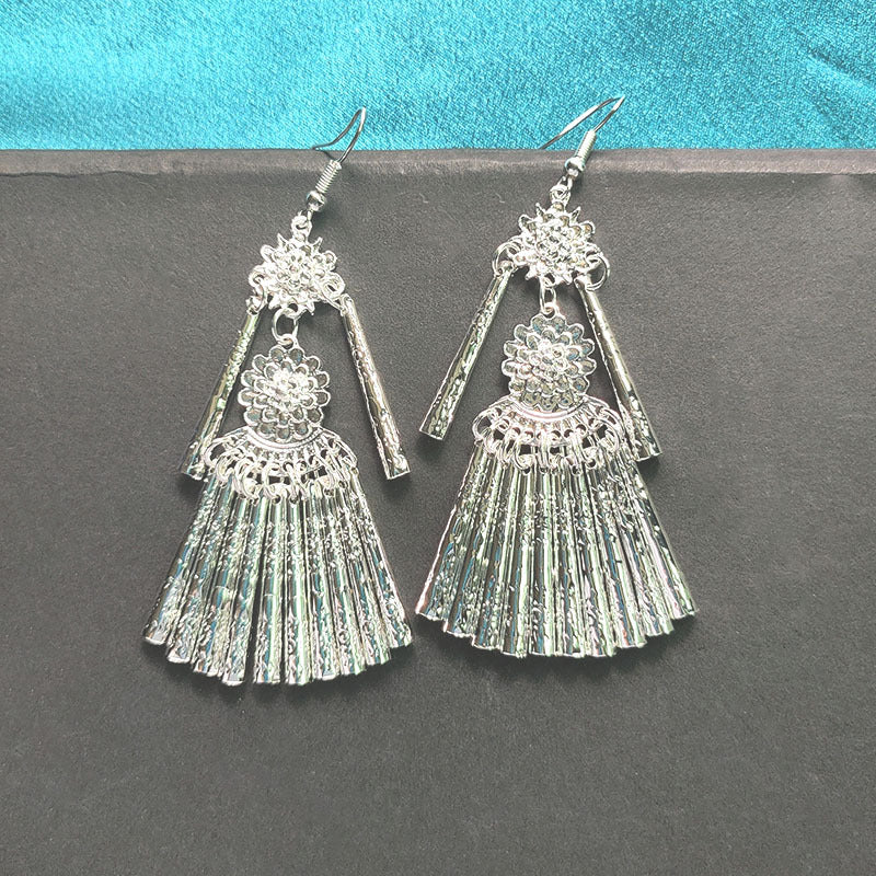 Chinese Lady Long Tassel All Match Earrings