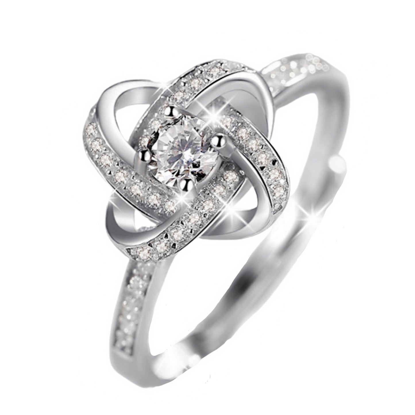 Love Index Finger Simple Fashion Personality Clover Rings