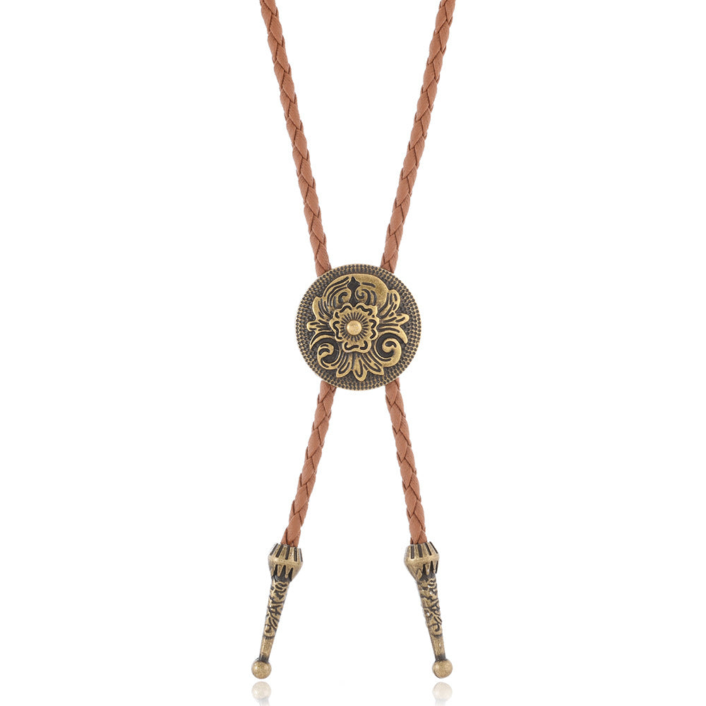 Hip Hop Sweater Chain Tang Grass Necklace