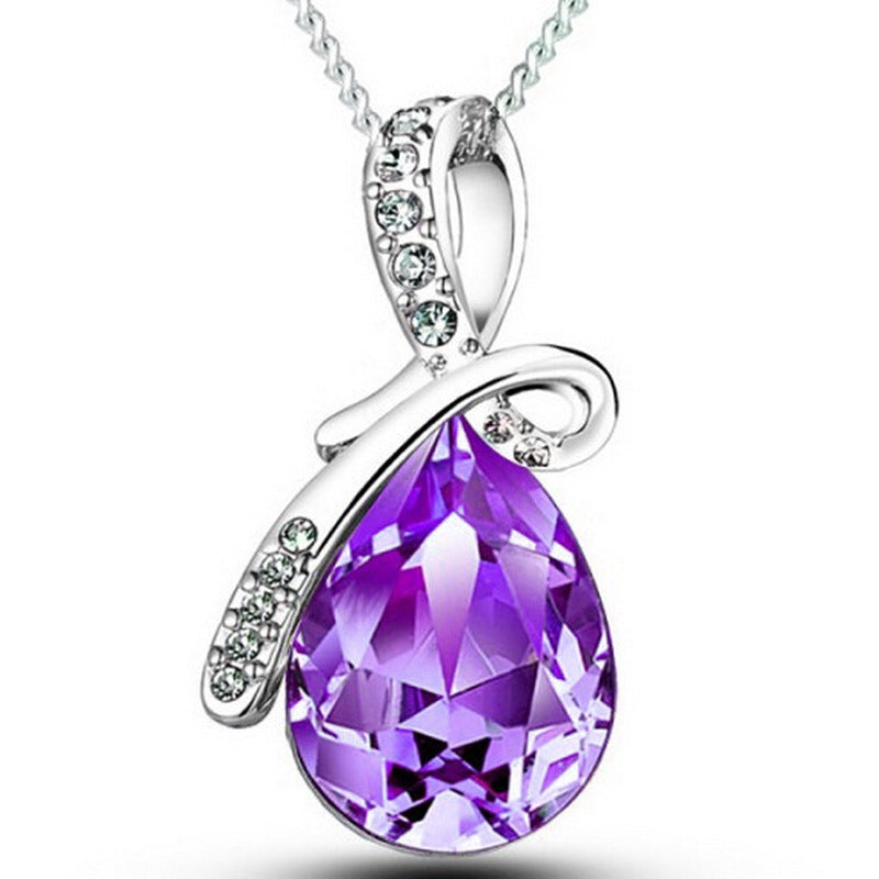 Clavicle Chain Angels Cry Water Drop Exquisite Necklace