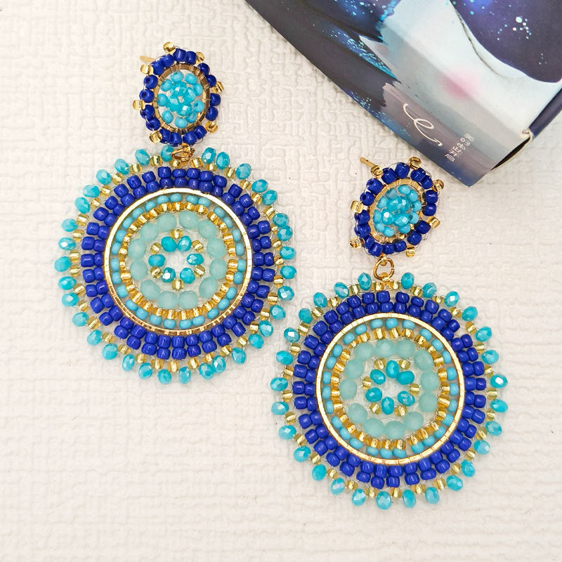 High Sense Light Luxury Minority Handmade Fashion Earrings