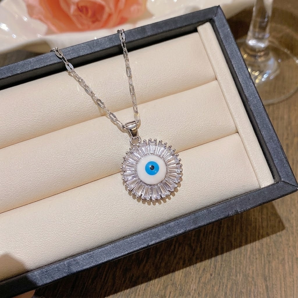 Women's Fashion Devil's Eye Creative Design Elements Popular Clavicle Necklaces
