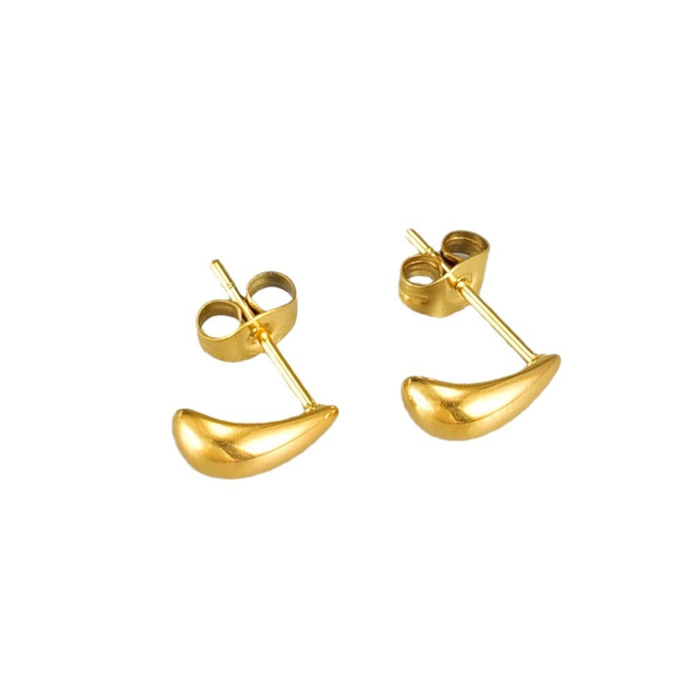 Water Drops Female Light Luxury Minority Earrings