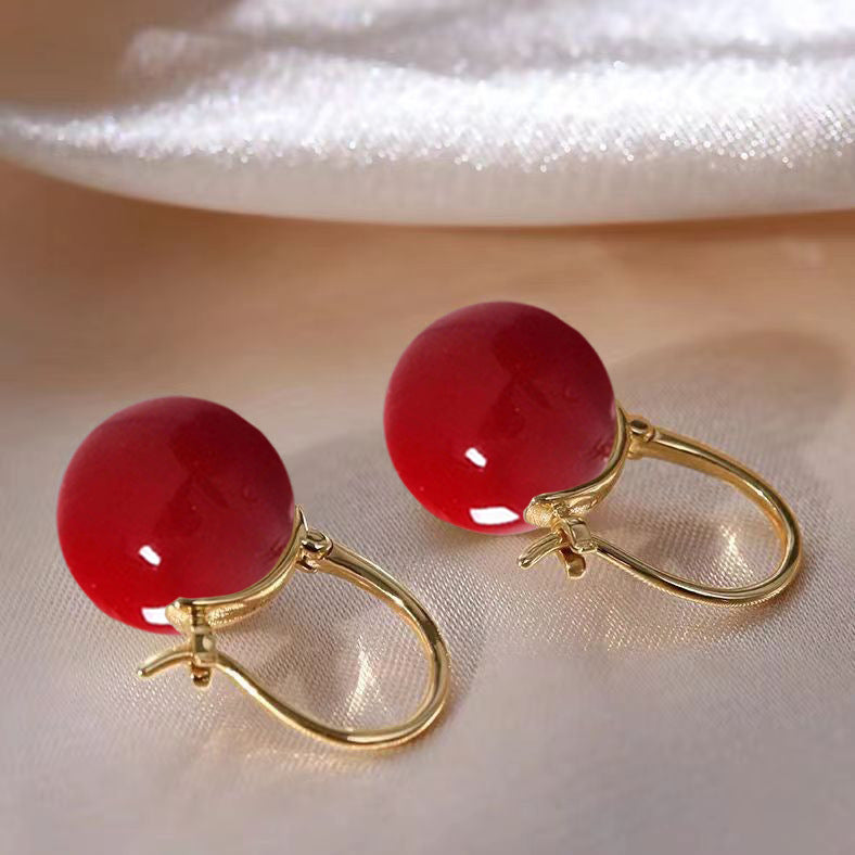 Shell Pearl Parvenu Gold Imitation White Rings