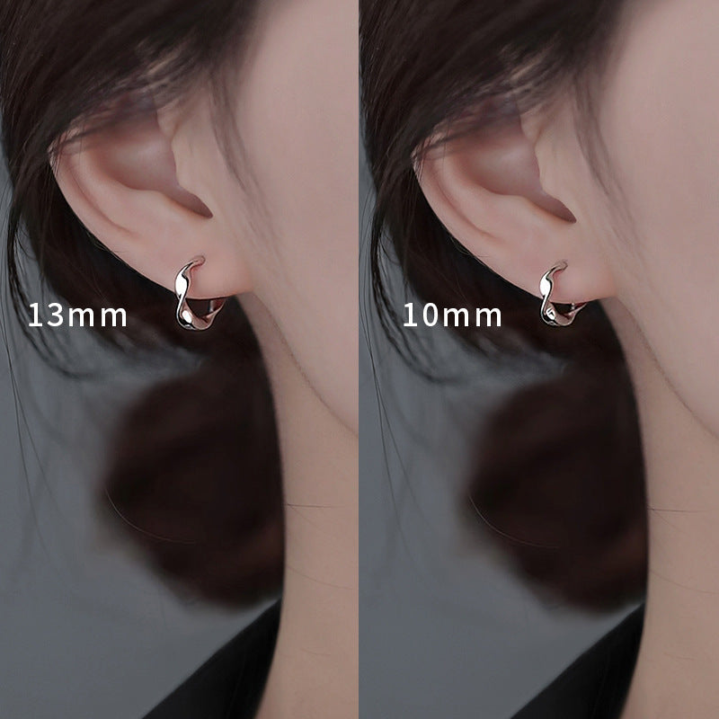 Pure Sier Female Before Sleep Ear Rings