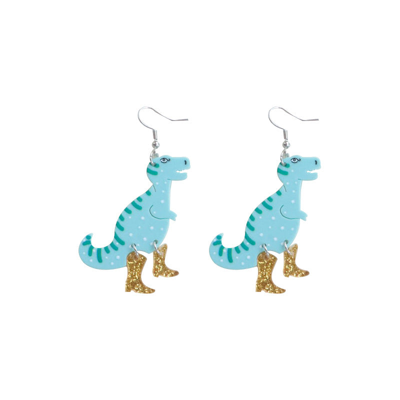 Personality Dinosaur Alternative Exaggerated Cute Retro Earrings