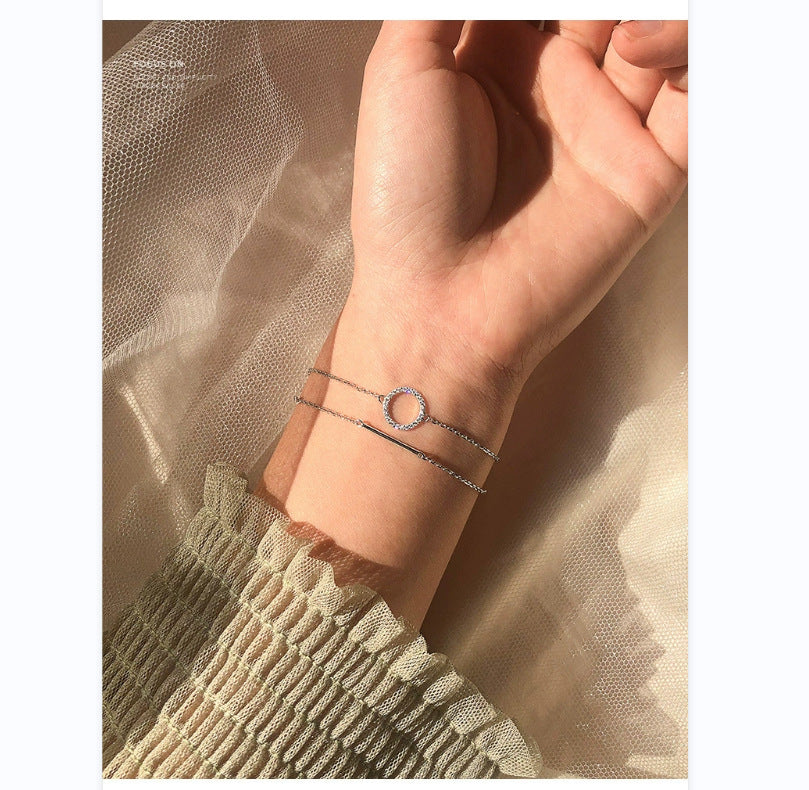 Female Versatile High Sense Personality Retro Box Chain Fashion Bracelets