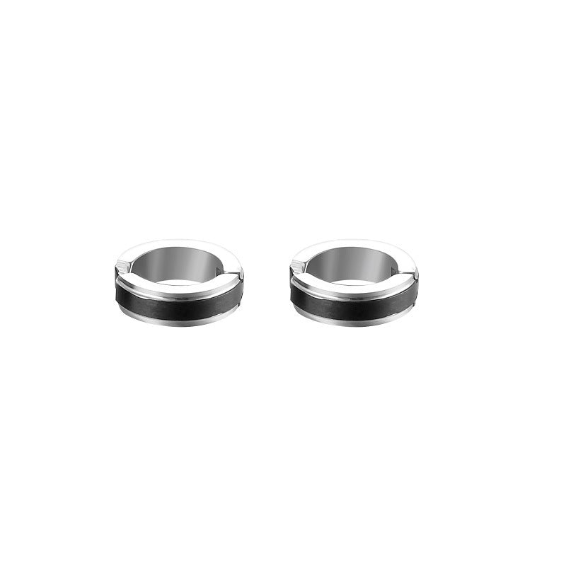 Steel Clips Clip Pseudo See Electricity With Earrings